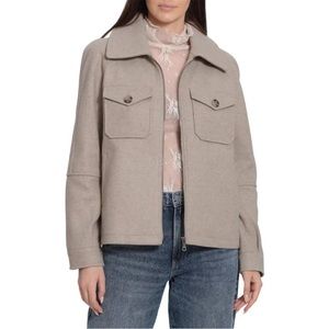 Avec Les Filles Zip-Up Utility Jacket